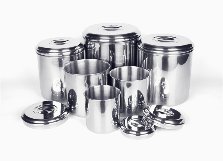 Onyx Stainless Steel Airtight Storage Container 60 Ounces 18 cm